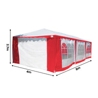 Thumbnail for Wallaroo 4x8 Outdoor Event Wedding Marquee Tent Red