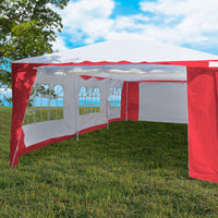 Thumbnail for Wallaroo 4x8 Outdoor Event Wedding Marquee Tent Red