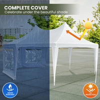 Thumbnail for Wallaroo 6x4.5m Wedding Gazebo Marquee with Sidewalls