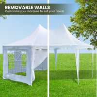 Thumbnail for Wallaroo 6x4.5m Wedding Gazebo Marquee with Sidewalls