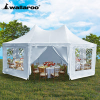 Thumbnail for Wallaroo 6x4.5m Wedding Gazebo Marquee with Sidewalls