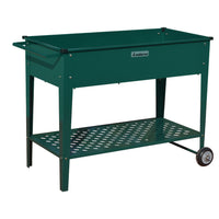 Thumbnail for Wallaroo Garden Bed Cart Raised Planter Box 108.5 x 50.5 x 80cm Galvanized Steel - Green