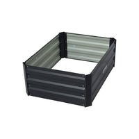 Thumbnail for Wallaroo Garden Bed 80 x 60 x 30cm Galvanized Steel - Black