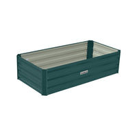 Thumbnail for Wallaroo Garden Bed 120 x 60 x 30cm Galvanized Steel - Green