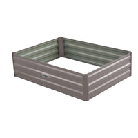 Thumbnail for Wallaroo Garden Bed 120 x 90 x 30cm Galvanized Steel - Grey