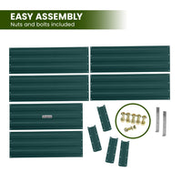 Thumbnail for Wallaroo Garden Bed 150 x 90 x 30cm Galvanized Steel - Green