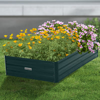 Thumbnail for Wallaroo Garden Bed 150 x 90 x 30cm Galvanized Steel - Green