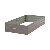 Thumbnail for Wallaroo Garden Bed 150 x 90 x 30cm Galvanized Steel - Grey