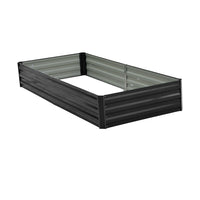 Thumbnail for Wallaroo Garden Bed 210 x 90 x 30cm Galvanized Steel - Black