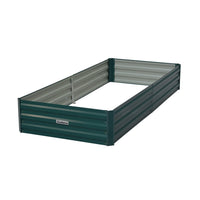 Thumbnail for Wallaroo Garden Bed 210 x 90 x 30cm Galvanized Steel - Green