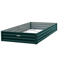 Thumbnail for Wallaroo Garden Bed 240 x 120 x 30cm Galvanized Steel - Green