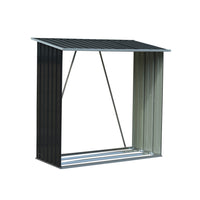 Thumbnail for Wallaroo Wood Storage Shed Galvanized Steel - Black