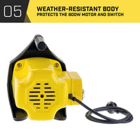 Thumbnail for HydroActive 800w Weatherised Water Pump Without Controller- Yellow