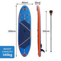 Thumbnail for Kahuna Kai Premium Sports 10.6FT Inflatable Paddle Board