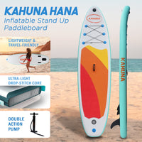 Thumbnail for Kahuna Hana Inflatable Stand Up Paddle Board 11FT SUP Paddleboard