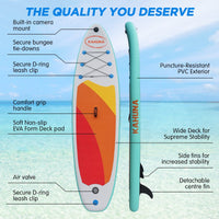 Thumbnail for Kahuna Hana Inflatable Stand Up Paddle Board 11FT SUP Paddleboard