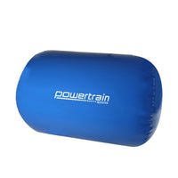 Thumbnail for Powertrain Sports Inflatable Gymnastics Air Barrel Exercise Roller 120 x 75cm - Blue