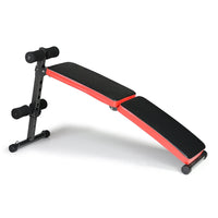 Thumbnail for Powertrain Inclined Sit up bench with Resistance bands