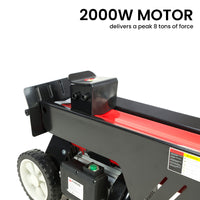 Thumbnail for Yukon 7 Ton Electric Log Splitter With Side Protectors Axe Wood Cutter