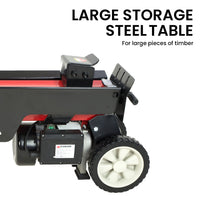 Thumbnail for Yukon 7 Ton Electric Log Splitter With Side Protectors Axe Wood Cutter