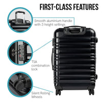 Thumbnail for Olympus Noctis Suitcase 20in Hard Shell ABS+PC - Stygian Black