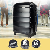 Thumbnail for Olympus Artemis 24in Hard Shell Suitcase ABS+PC  Jet Black