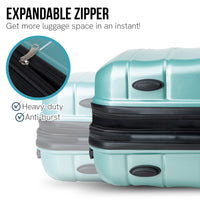 Thumbnail for Olympus Artemis 24in Hard Shell Suitcase ABS+PC  Electric Teal