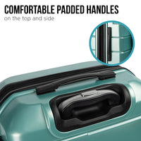 Thumbnail for Olympus Artemis 28in Hard Shell Suitcase  ABS+PC - Electric Teal