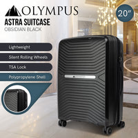 Thumbnail for Olympus  Astra 20in Hard Shell Suitcase - Obsidian Black