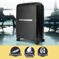 Thumbnail for Olympus  Astra 29in Lightweight Hard Shell Suitcase - Obsidian Black