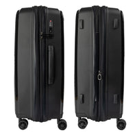 Thumbnail for Olympus 3PC Astra Luggage Set Hard Shell Suitcase - Obsidian Black