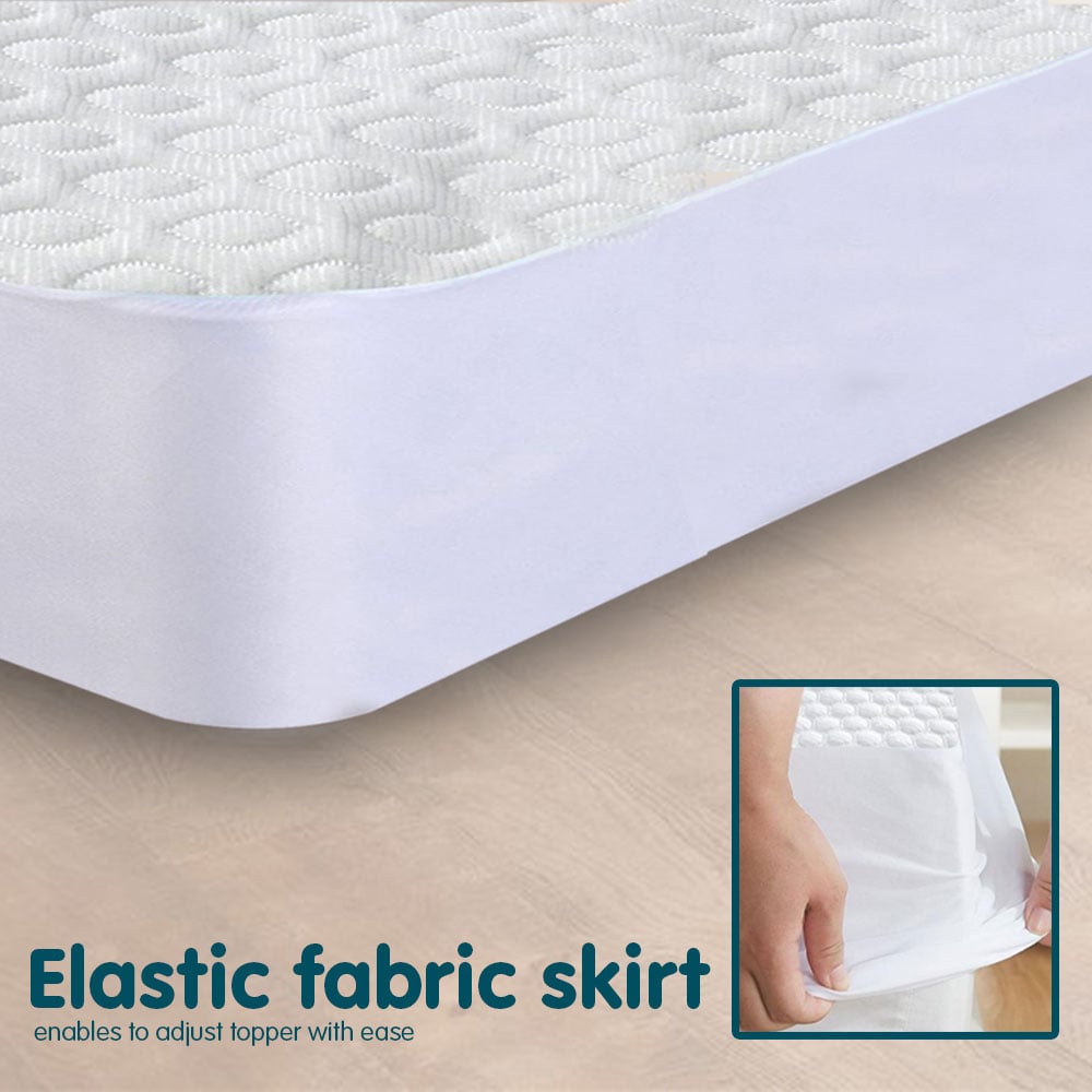 Laura Hill Luxury Cool Max Comfortable Fully Fitted Bed Mattress Protector - King