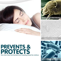 Thumbnail for Laura Hill  Luxury Cool Max Comfortable Fully Fitted Bed Mattress Protector King Single