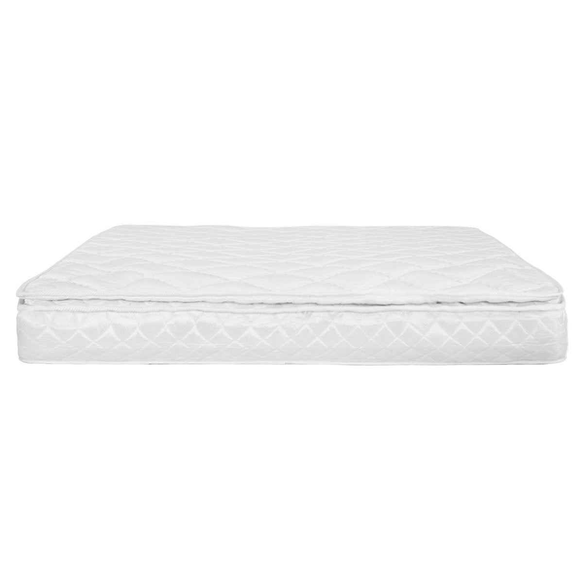 Laura Hill Mattress Queen Size Pillow Top Pocket Spring High Density Foam 22cm