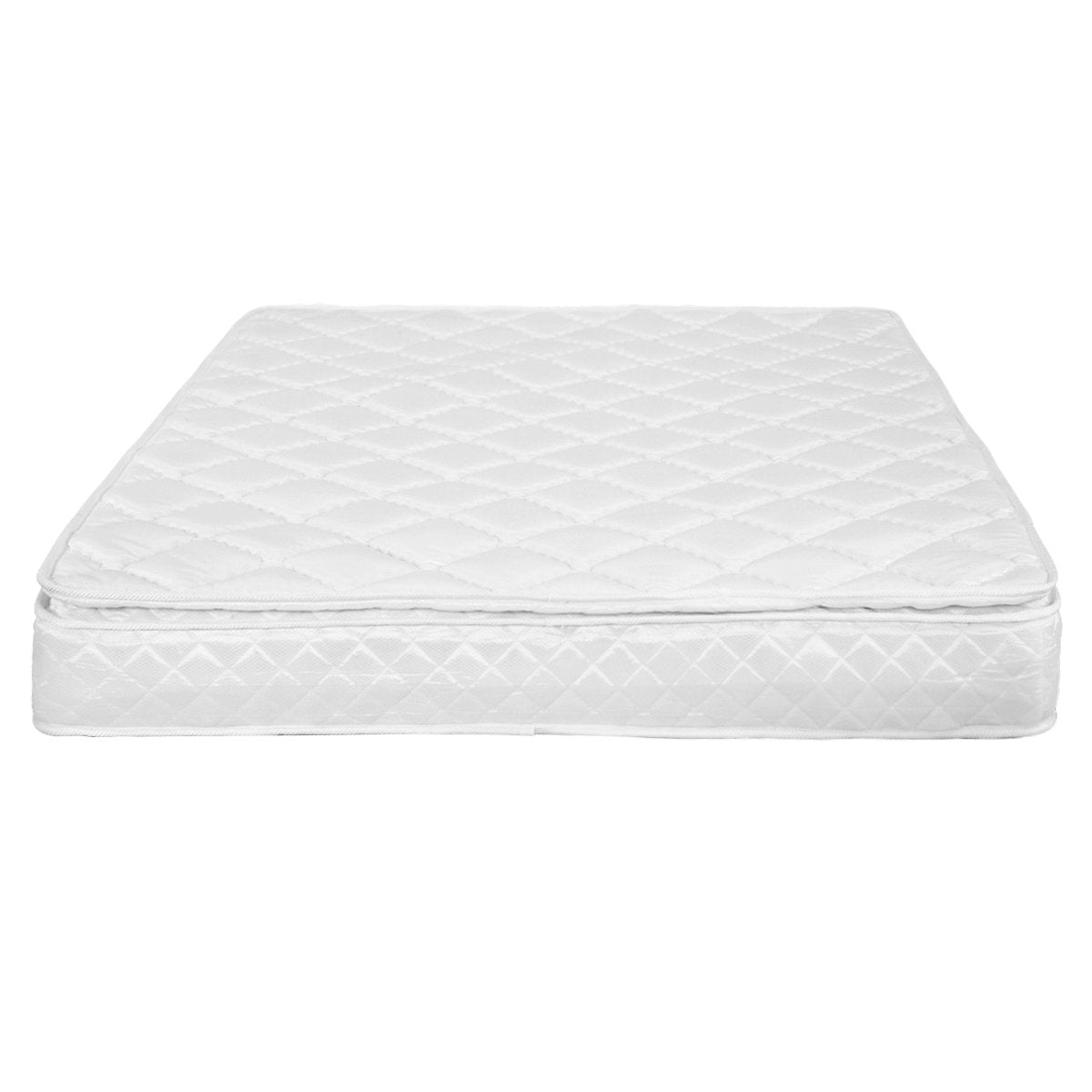 Laura Hill Mattress Queen Size Pillow Top Pocket Spring High Density Foam 22cm