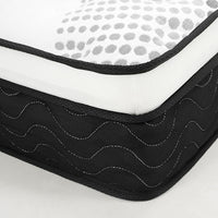 Thumbnail for Laura Hill Double Mattress Bed Size Euro Top Topper 5 Zone Spring Foam 32cm