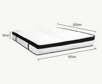 Thumbnail for Laura Hill King Single Mattress Bed Size Euro Top 5 Zone Spring Foam 32cm