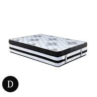 Thumbnail for Laura Hill Double Mattress Bed Size Euro Top 5 Zone Spring Foam 34cm Bedding Pocket