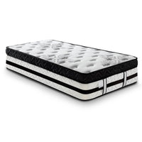 Thumbnail for Laura Hill Single Mattress Bed Size Euro Top 5 Zone Spring Foam 34cm Bedding