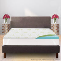 Thumbnail for Laura Hill Cool Gel Memory Foam Mattress Topper - Queen