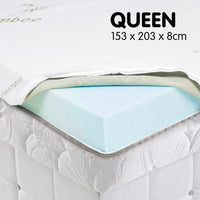 Thumbnail for Laura Hill Cool Gel Memory Foam Mattress Topper - Queen