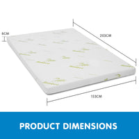 Thumbnail for Laura Hill Cool Gel Memory Foam Mattress Topper - Queen