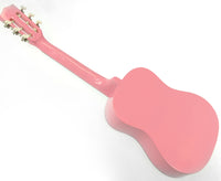 Thumbnail for Karrera 34in Acoustic Wooden Childrens Guitar - Pink