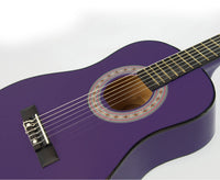 Thumbnail for Karrera 34in Acoustic Children no cut Guitar - Purple