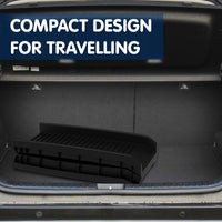 Thumbnail for Furtastic Foldable Car Dog Ramp Vehicle Ladder Step Stairs - Black