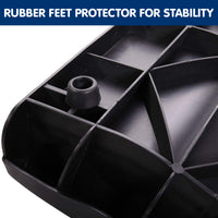 Thumbnail for Furtastic Foldable Car Dog Ramp Vehicle Ladder Step Stairs - Black