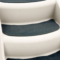 Thumbnail for Furtastic 38cm Foldable Pet Stairs Ramp - White