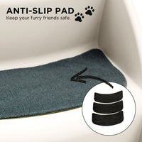 Thumbnail for Furtastic 38cm Foldable Pet Stairs Ramp - White