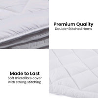 Thumbnail for Laura Hill Microfibre Bamboo Comforter Quilt 700gsm - Queen