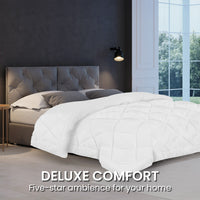 Thumbnail for Laura Hill 800GSM Microfibre Bamboo Quilt Comforter Doona - Queen